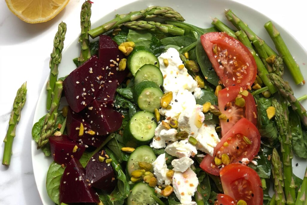 Asparagus and Beets Salad